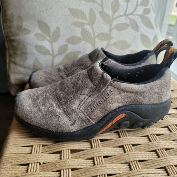 Merrell Women's Waterproof Jungle Moc Suede Shoes Size 6 in Gray - Picture 15 of 16